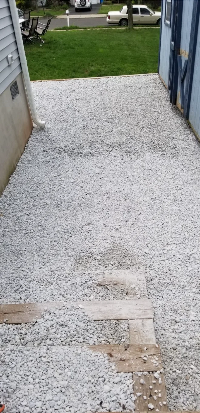 Stone Gravel Install